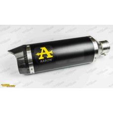 Pô Arrow Thunder Đen Nắp Carbon (chính hãng)